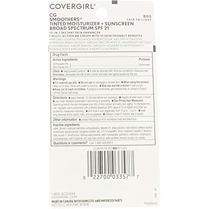 CoverGirl Cover Girl 03357 805fairlt Covergirl Bb Cream - Image 3