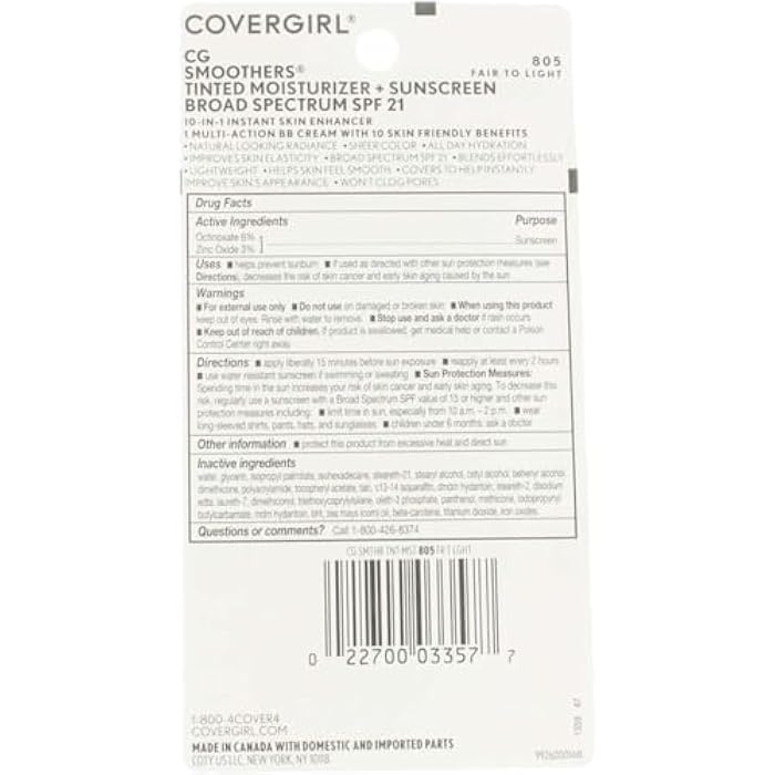 CoverGirl Cover Girl 03357 805fairlt Covergirl Bb Cream - Image 2