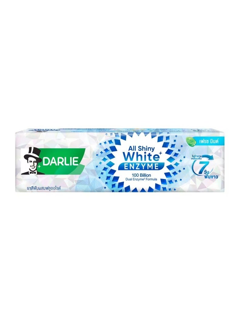 Darlie All Shiny White Enzyme Fresh Mint Toothpaste - 120 G. - Image 1