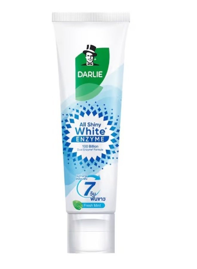 Darlie All Shiny White Enzyme Fresh Mint Toothpaste - 120 G. - Image 2