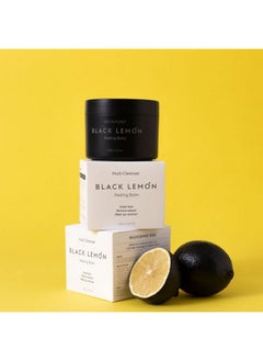 META FORET METAFORET Black Lemon All in One Cleanser Peeling Balm 120g/ 4.23oz Makeup & Dead Skin Remover, Face Scrub, Charcoal Exfoliating, Non-irritating  - Image 4