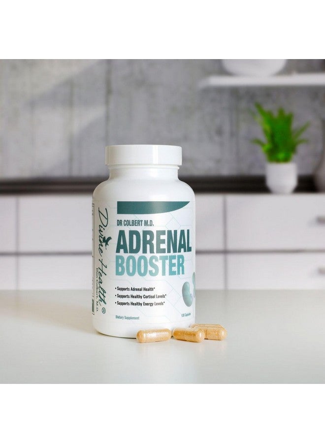 Divine Health Dr. Colbert MD Adrenal Formula Supports Adrenal Function, & Stress Response | Boosts Energy | Adrenal Extracts| Stress Support & Energy Management Supplement | 120 Capsules - Image 2