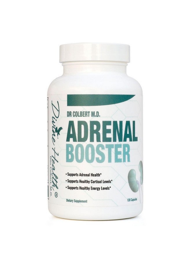 Divine Health Dr. Colbert MD Adrenal Formula Supports Adrenal Function, & Stress Response | Boosts Energy | Adrenal Extracts| Stress Support & Energy Management Supplement | 120 Capsules - Image 1