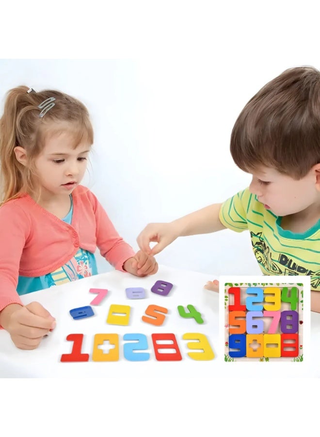Printed Number 1-9 Arithmetic Puzzle Matching Early Educatio - Image 2