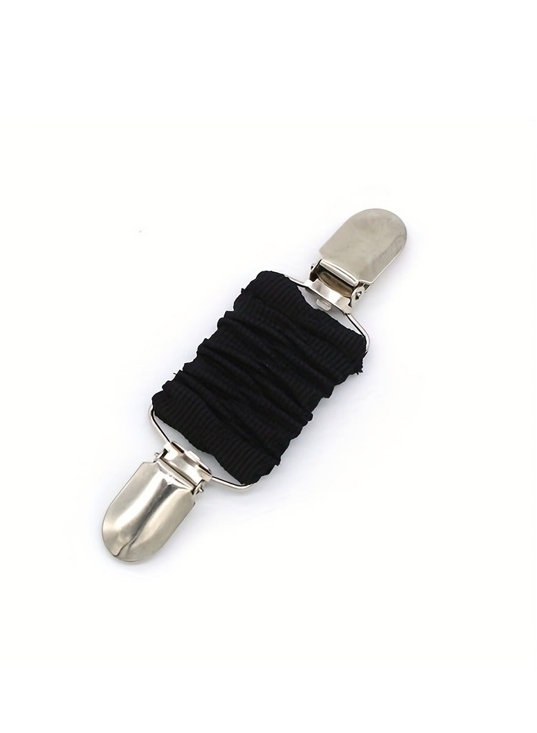 AROAQ Dress Clips, Elastic Clothes Clip Brooch Pins, Multipurpose Dress Shirt Brooch Clip, Multicolor Dress Clips Back Cinch For Women - Image 1
