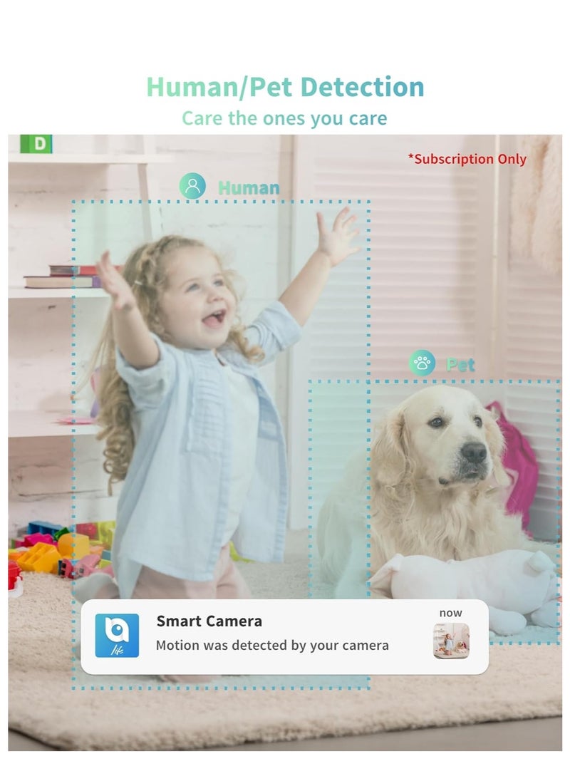 UNIARCH - 1080P Indoor Security Camera, Uho-S1, 360 Degree Home Camera with App, Night Vision, Smart Auto Tracking Motion Detection, Two-Way Audio by UniArk - Image 1