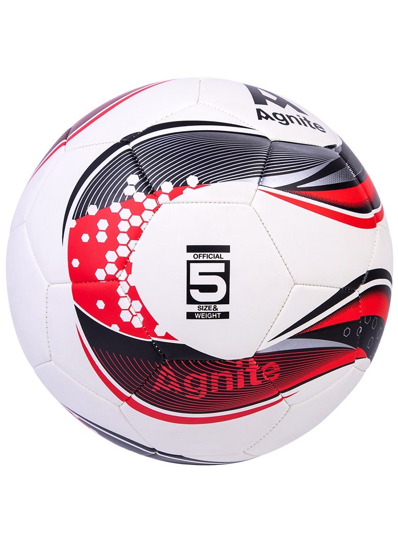 Deli كرة القدم الاحترافية Agnite F1209 بحجم 5 – متينة ومقاومة للاهتراء، تحكم دقيق، مثالية للتدريب والمباريات. - Image 3