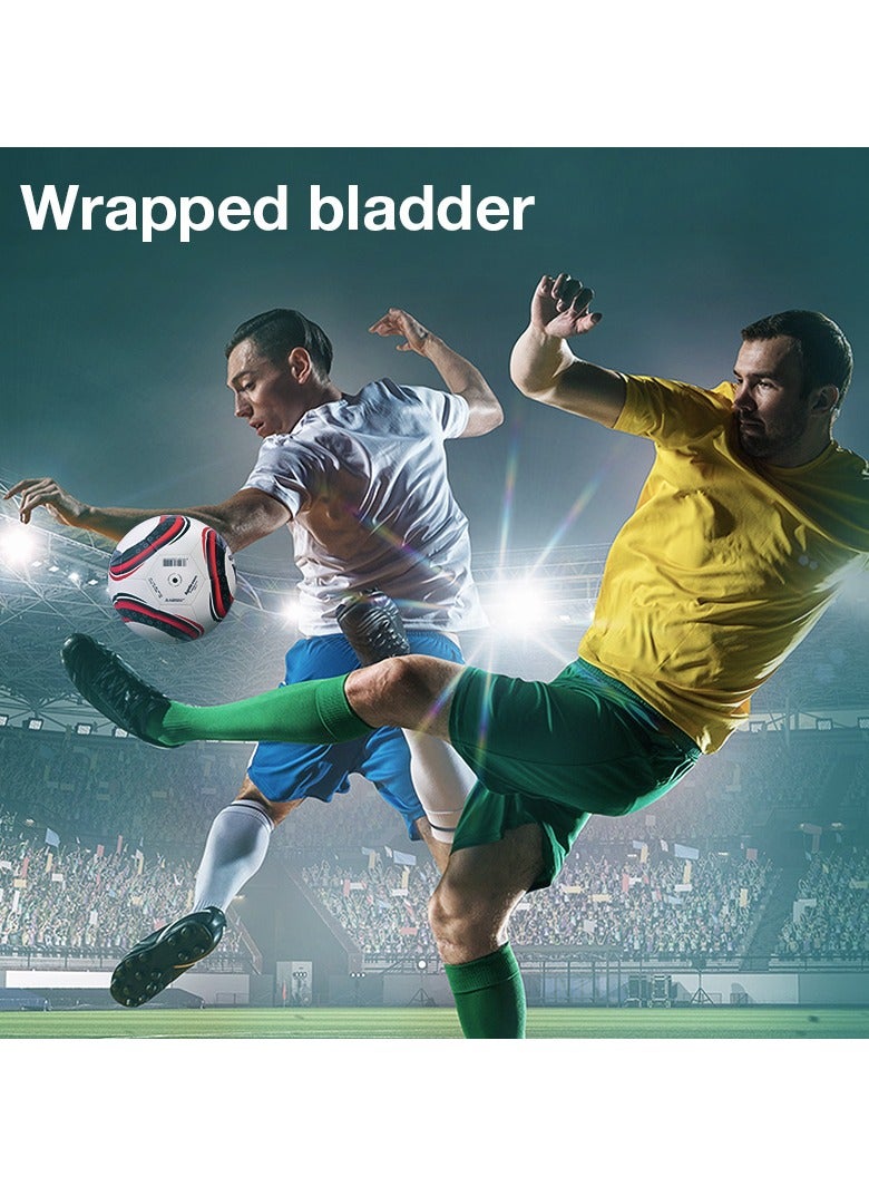 Deli كرة القدم الاحترافية Agnite F1209 بحجم 5 – متينة ومقاومة للاهتراء، تحكم دقيق، مثالية للتدريب والمباريات. - Image 4