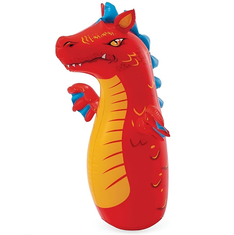 Mamadev ®:- Dragon Punching Bag for Kids - 3D Inflatable PVC Children Kids Boys Girls Hit Me Punching Dragon Bag Toy for Outdoor & Indoor Playing(Multi Color)(1 PIS) - Image 3