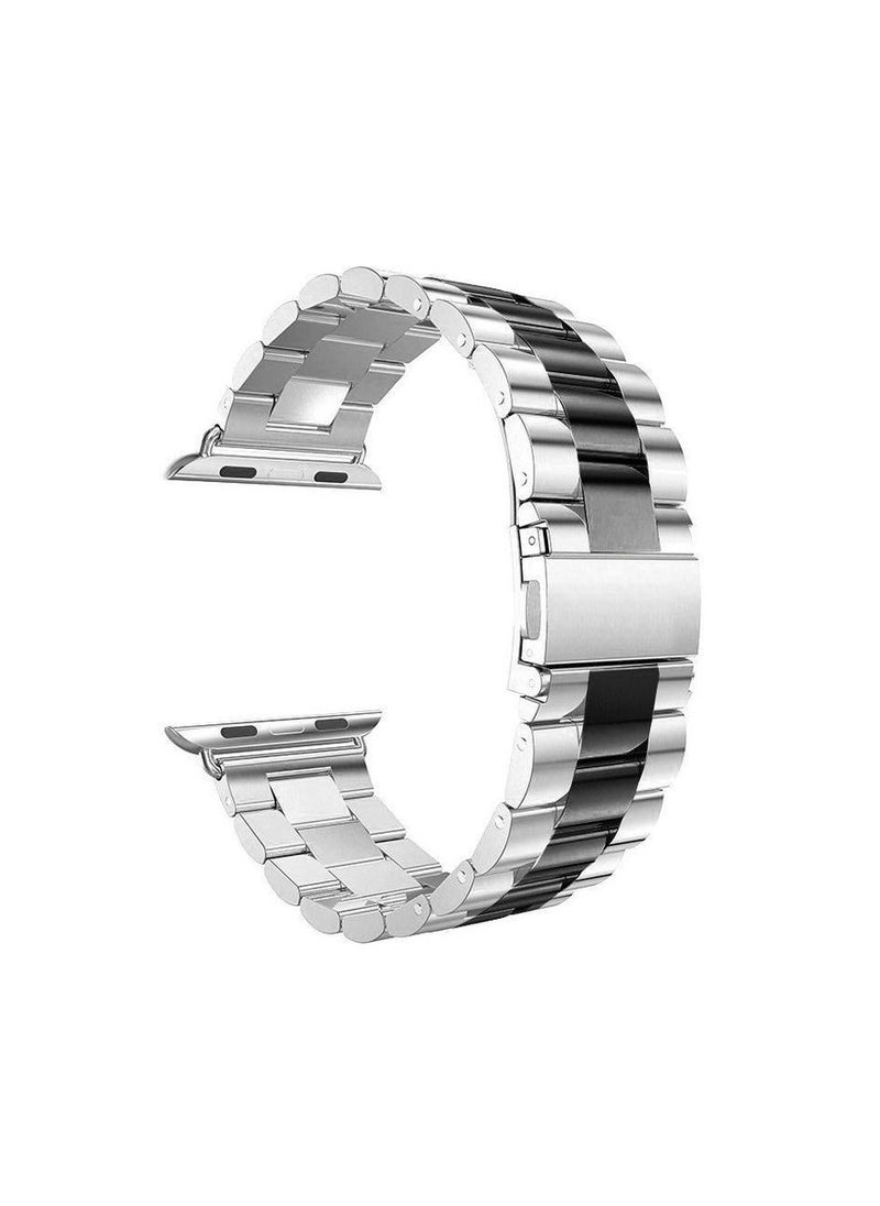 Generic - Stainless Steel Metal Bracelet Watch Band Strap Apple Smart Watch Series 4/5 - 38/40mm - Image 1