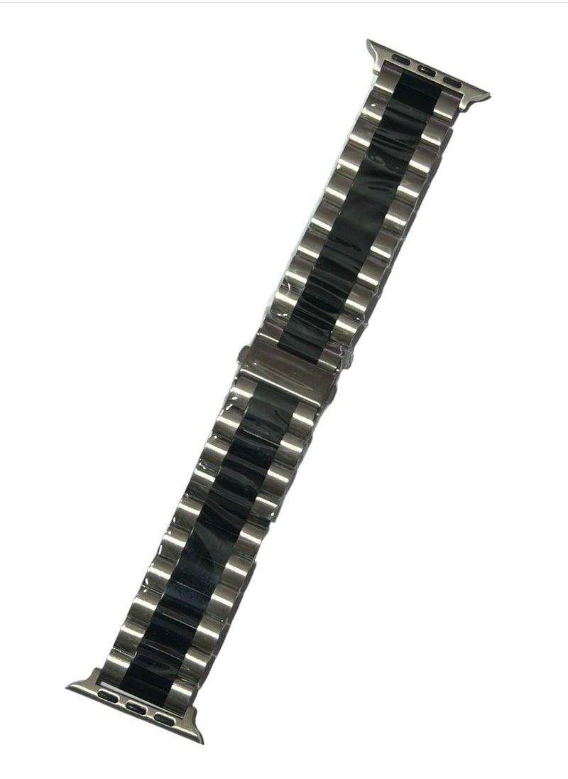 Generic - Stainless Steel Metal Bracelet Watch Band Strap Apple Smart Watch Series 4/5 - 38/40mm - Image 1
