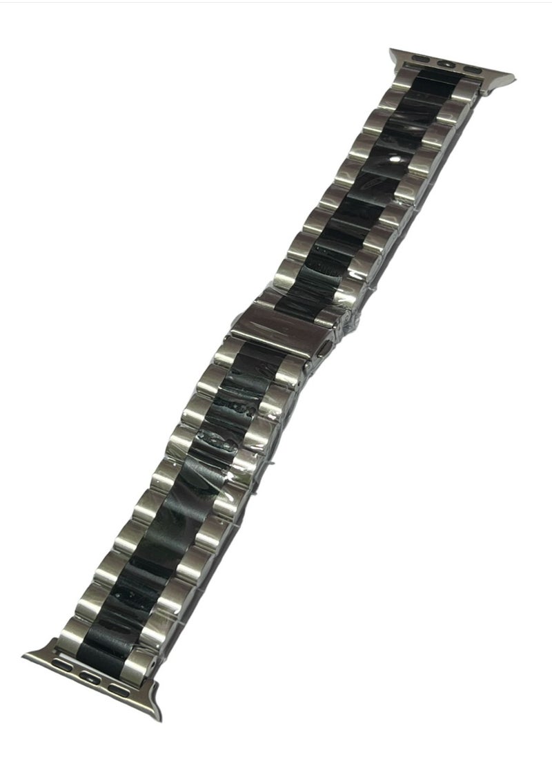 Generic - Stainless Steel Metal Bracelet Watch Band Strap Apple Smart Watch Series 4/5 - 38/40mm - Image 1