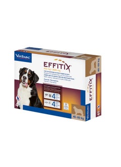 VIRBAC | Effitix Spot On solution For Medium Dog To control infestations of ticks, fleas, mosquitoes and sandflies (40-60 kg) | 1 Dose - pzsku/Z7E40929046A55D999536Z/45/_/1720631391/49ae8663-f512-4db7-b6ee-35195763a77a