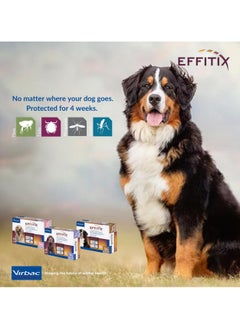 VIRBAC | Effitix Spot On solution For Medium Dog To control infestations of ticks, fleas, mosquitoes and sandflies (40-60 kg) | 1 Dose - pzsku/Z7E40929046A55D999536Z/45/_/1721843009/50feb99a-bff6-421a-8162-e6784875bea8