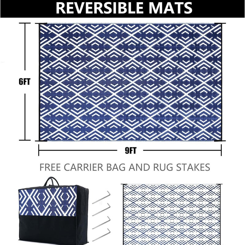 Huayang Custom Camping Gear RV Mat, PP Tube Woven Anti-Aging Moisture-Proof Outdoor Carpet for Garden & Yard - Image 5