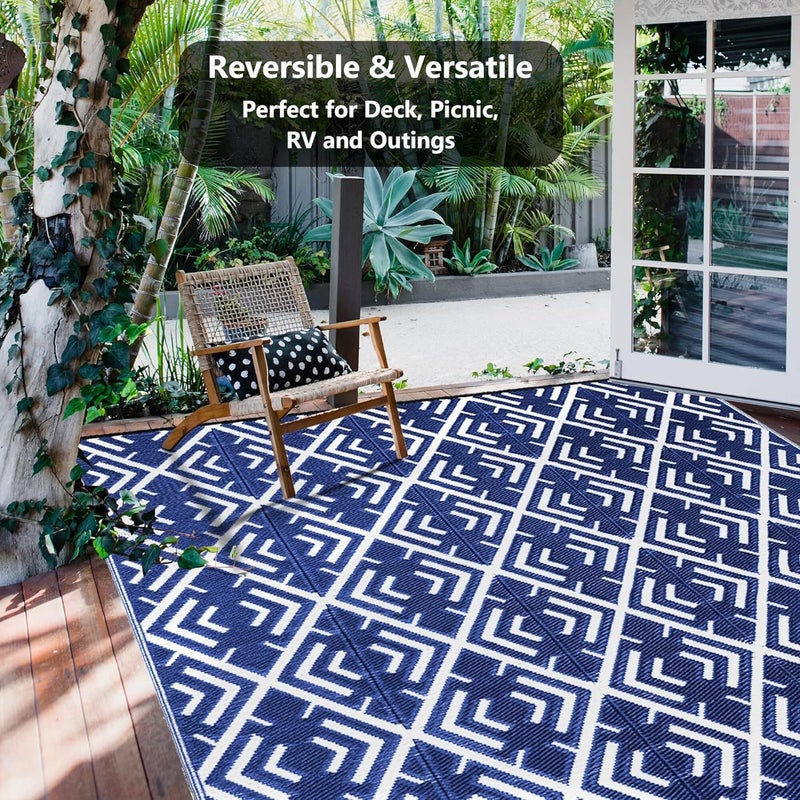 Huayang Custom Camping Gear RV Mat, PP Tube Woven Anti-Aging Moisture-Proof Outdoor Carpet for Garden & Yard - Image 2