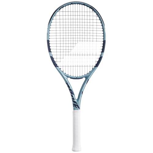 Babolat Evo Drive 2nd Gen Tennis Racquet Strung with 16g Black Syn Gut at MidRange Tension 4 14 Grip - Image 1