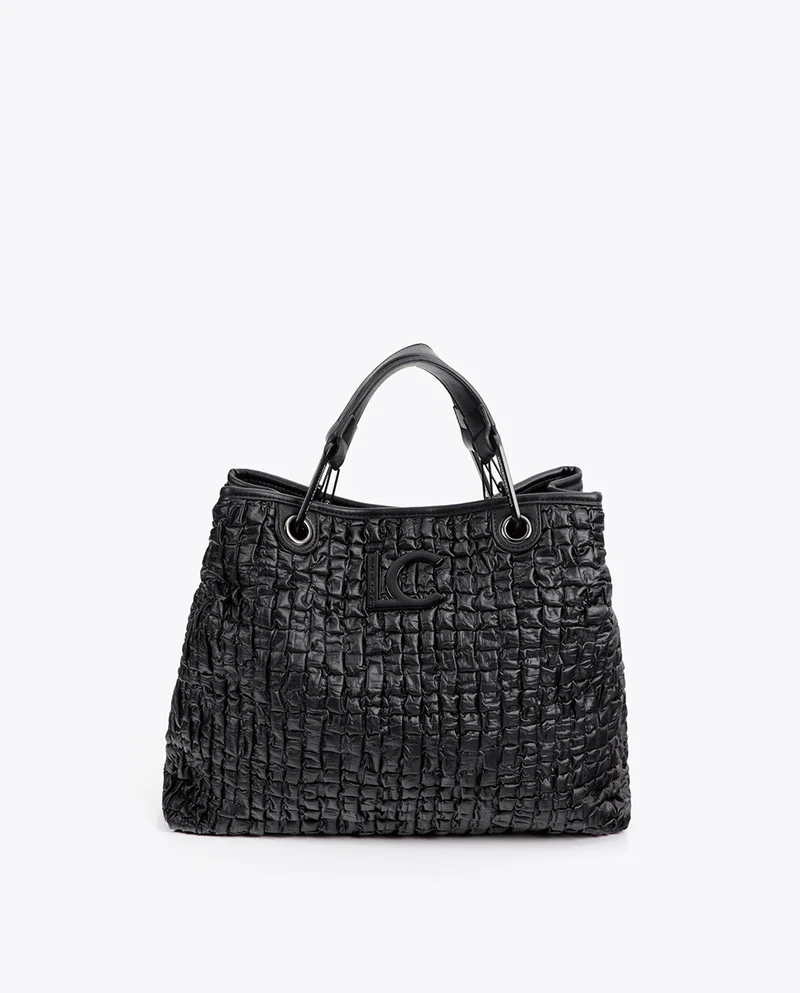 Lola Casademunt Ruched Leather Effect Bag