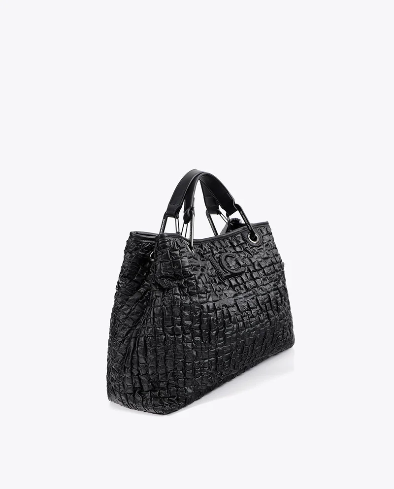 Lola Casademunt Ruched Leather Effect Bag