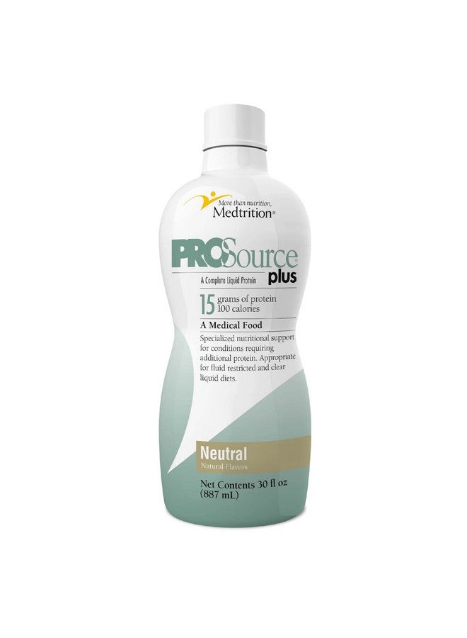 Medtrition Liquid Collagen peptides Type I, III 15 Grams Protein per oz. |Prosource Plus Neutral Bottle - Image 1