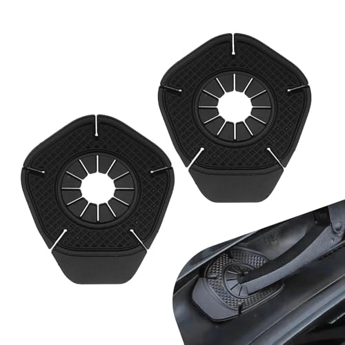 winterrock 2PCS Car Wiper Arm Hole Protection Pads Soft Silicone Car Wiper Pivot Guard AntiLeaf DustProof Auto Windshield Wipers Arm Hole Protector Cover Universal for Vehicle Truck SUV Black - Image 1