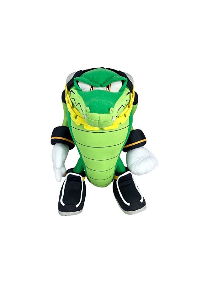 Sonic The Hedgehog GE Animation Great Eastern GE-52633 Sonic The Hedgehog Vector The Crocodile Stuffed Plush, 13" - Image 1