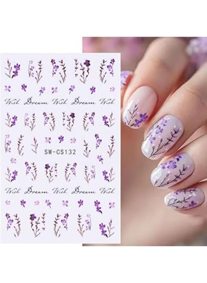 Modern 5D nail stickers - 3D for an attractive nail look in minutes - High-quality sticker compatible with nail polish and gel. - Image 2