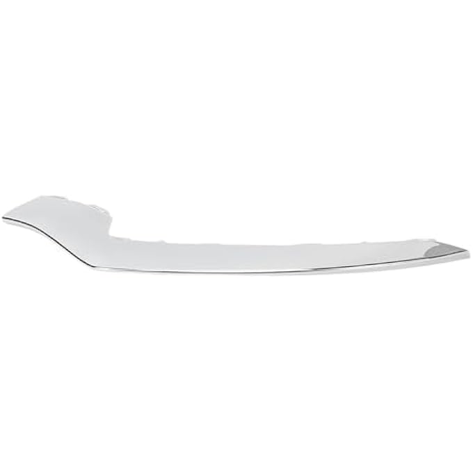 Eujgoov Front Bumper Lip Cladding Permanent Chrome Face Bar for Eclass Coup W207 2013-2015, Scratch Protection (Left) - Image 4
