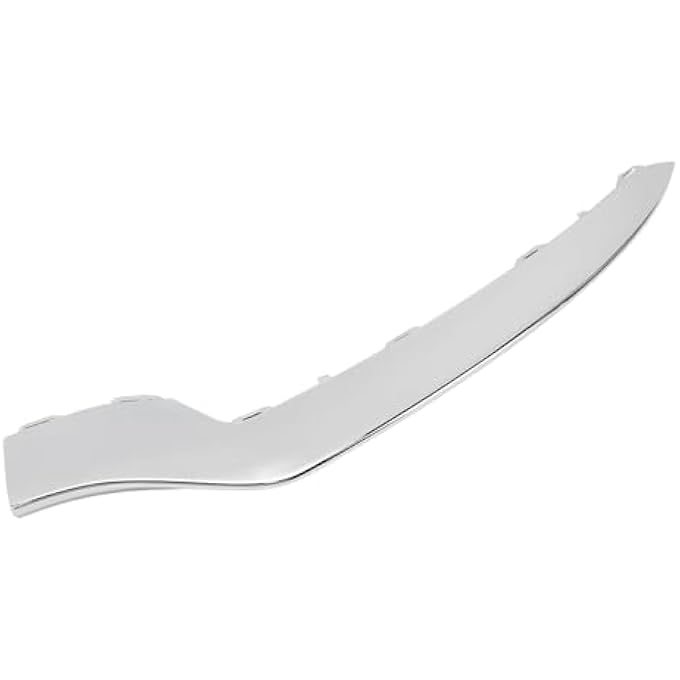 Eujgoov Front Bumper Lip Cladding Permanent Chrome Face Bar for Eclass Coup W207 2013-2015, Scratch Protection (Left) - Image 2
