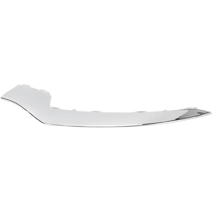 Eujgoov Front Bumper Lip Cladding Permanent Chrome Face Bar for Eclass Coup W207 2013-2015, Scratch Protection (Left) - Image 5