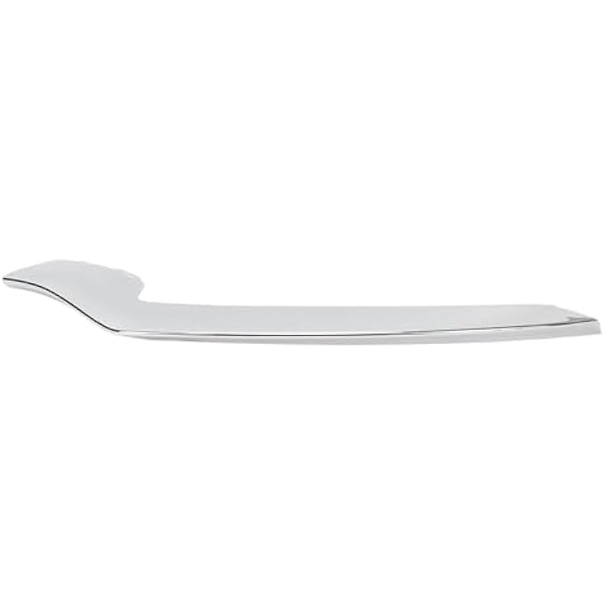 Eujgoov Front Bumper Lip Cladding Permanent Chrome Face Bar for Eclass Coup W207 2013-2015, Scratch Protection (Left) - Image 1