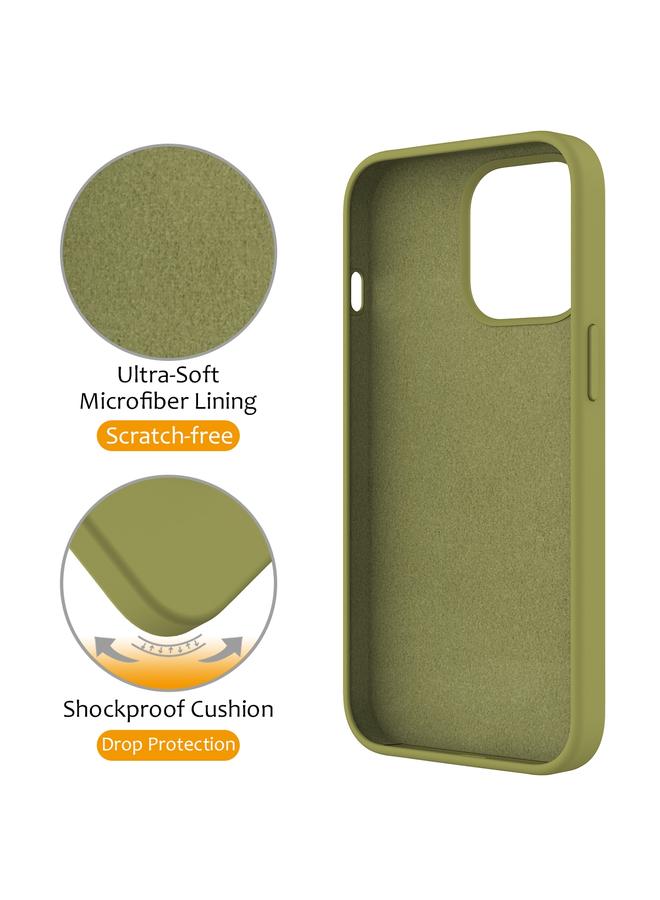 Zaboon Case For iPhone 13 Pro Max Liquid Silicone MagSafe Magnetic Phone Case with Ring Holder - Image 4