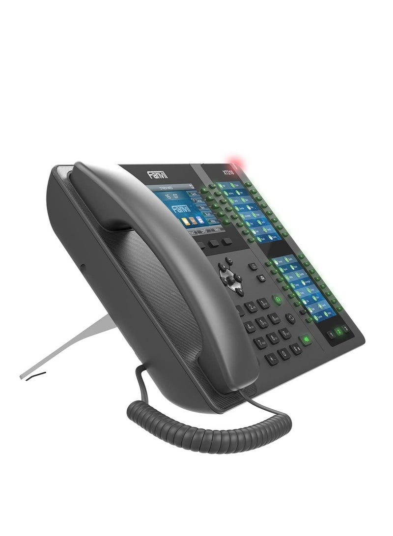 فانفيل Fanvil X210 Enterprise VoIP Phone For Business, Ip Phone Landline for Managers and Busy Office Professionals (Black) IP telephone for small and medium sized business - Image 3