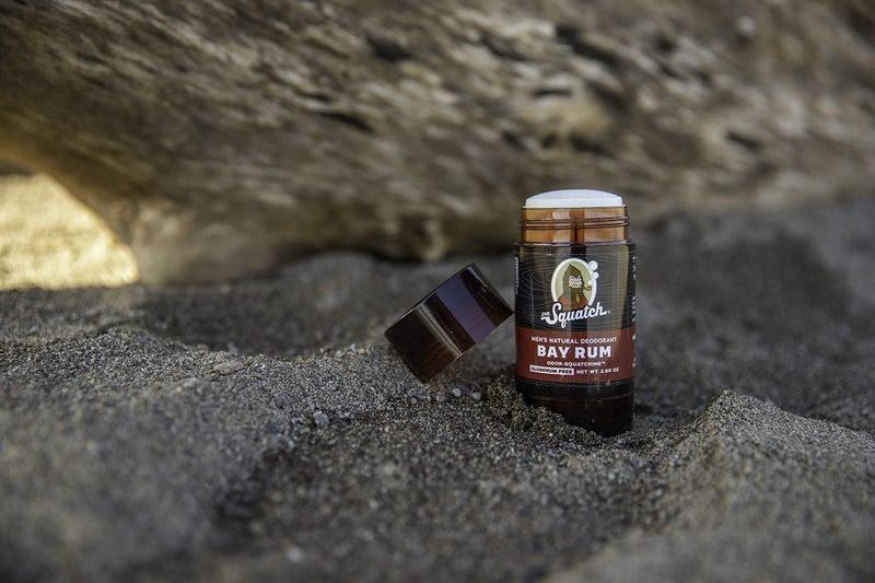 Dr. Squatch Natural Deodorant for Men â€“ Odor-Squatching Men's Deodorant Aluminum Free - Bay Rum 2.65 oz (1 Pack)