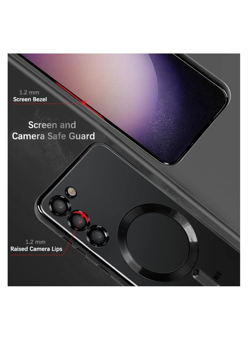 راكسوم حالة واضحة مغناطيسية لـ Samsung Galaxy S23 مع حامي عدسة الكاميرا Magsafe المتوافقة - Image 3