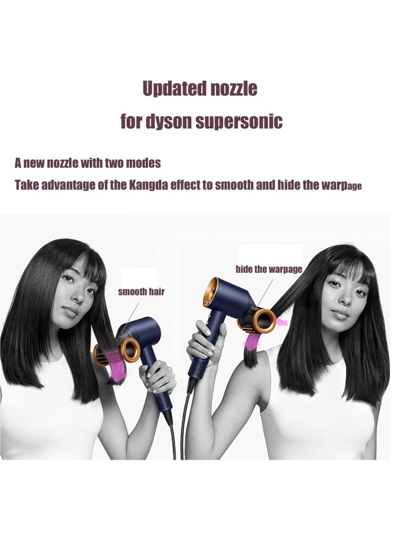 SYOSI - Anti-Flight Flyaway Smooth Hair Comb Nozzle Attachment for Dyson Supersonic HD15 HD01 HD02 HD03 HD04 HD08 Hair Dryer - Image 1