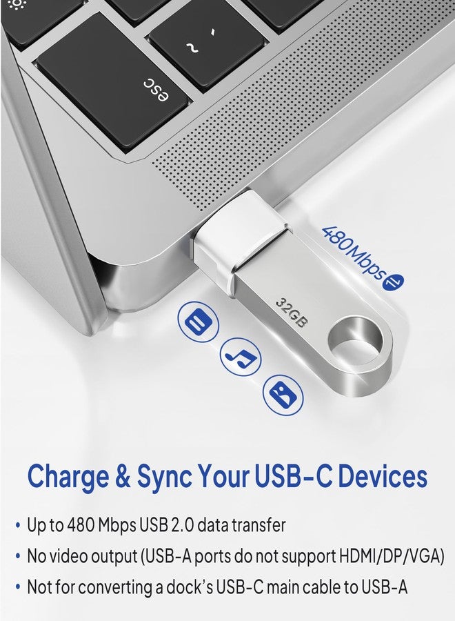 Elebase Adapter USB A to USB C for Airpods 4, Type C Female to A Male 4 Pieces Charging Cable Adapter for iPhone 16 15 14 Pro Plus Max, Samsung S24 S23 S22 A54 Ultra, iPad 11 Air 5 Mini 5 6 7, Galaxy Tab S9 - Image 5