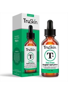 TruSkin Naturals TruSkin Tea Tree Super Serum for Face – Clarifying Facial Serum with Tea Tree Oil, Salicylic Acid, Hyaluronic Acid and Niacinamide – Skin Care Made to Unclog Pores & Soothe Unhappy Skin, 1 fl oz  - Image 4