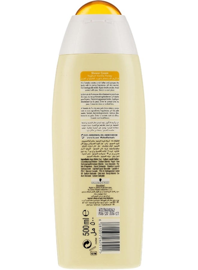 Fa Fa Shower Gel Vanilla Honey Yoghurt, 500ML  - Image 2