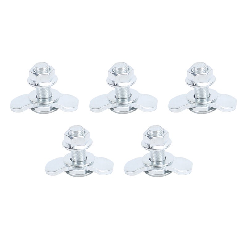L Track Double Lug Threaded Stud Fitting 5500Lbs Breaking Strength Carbon Steel - Secure Fixation Tie Down Anchor Bolt for Truck Bed Trailer Cargo Control - Image 1