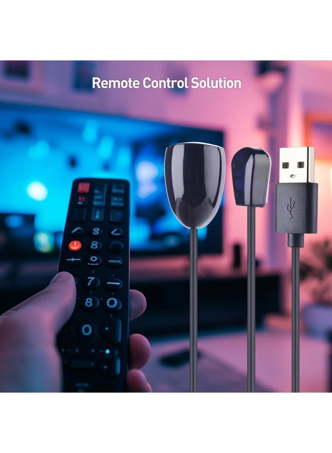 Cable Matters كابل موسع للتحكم عن بُعد بالأشعة تحت الحمراء 3م (موسع IR، مُفجر IR)، كابل مكرر IR - 3م - Image 2