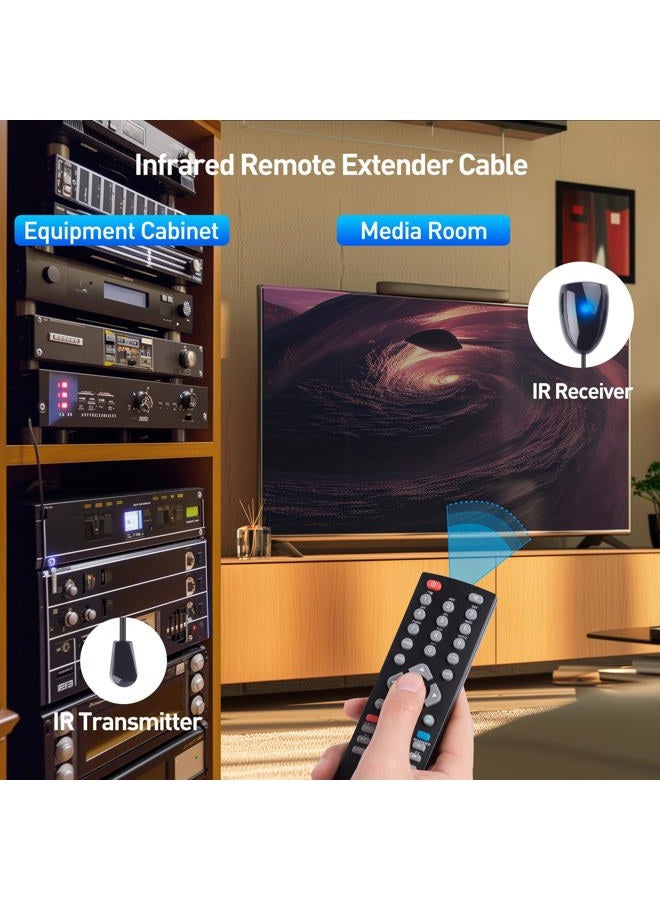 Cable Matters كابل موسع للتحكم عن بُعد بالأشعة تحت الحمراء 3م (موسع IR، مُفجر IR)، كابل مكرر IR - 3م - Image 5