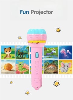 Projection Flashlight Educational Toys Bedtime Night Lamp for Boys Girls 24 Images