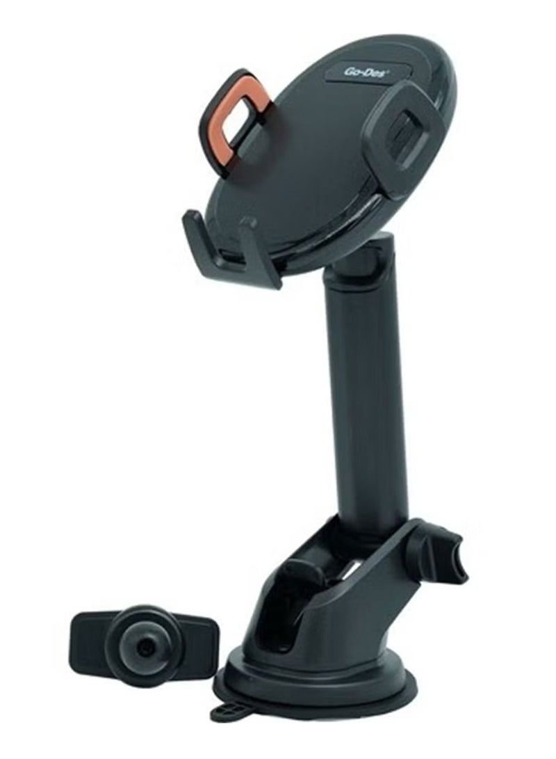 ELTRAZONE "2-in-1 Auto-Tightening Kickstand Phone Holder – Black" - Image 3