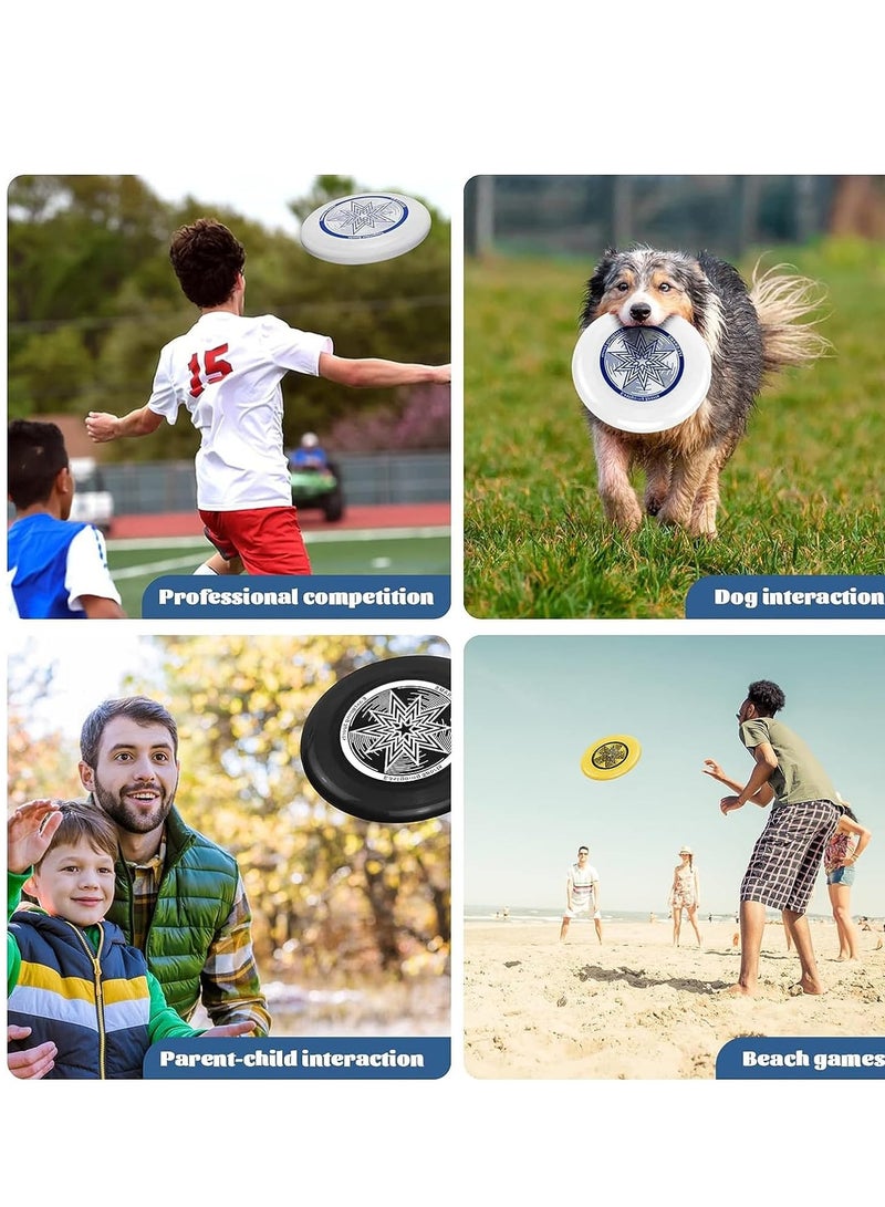 SYOSI Ultimate Flying Disc 10.75 Inch Sport  Loads of Colors Available, Suitable Competitions Team Beach Park Pet Camping and More for Men Boys Teens Kids blue - Image 4