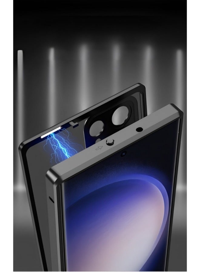 REOCLE Note 20 Ultra Case with Yellowing Resistant Protection Magnetic Magsafe Metal Case for Samsung Galaxy Note 20 Ultra - Image 5