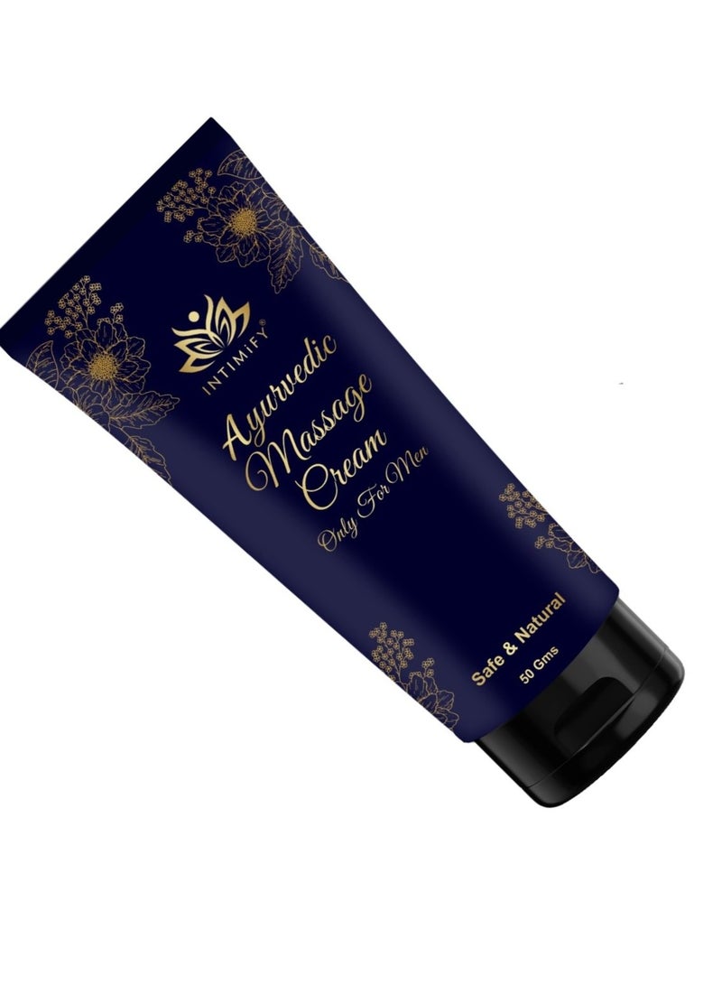 INTIMIFY كريم تدليك أيورفيدي للرجال من إنتيميفاي - 50 غرام - Image 2