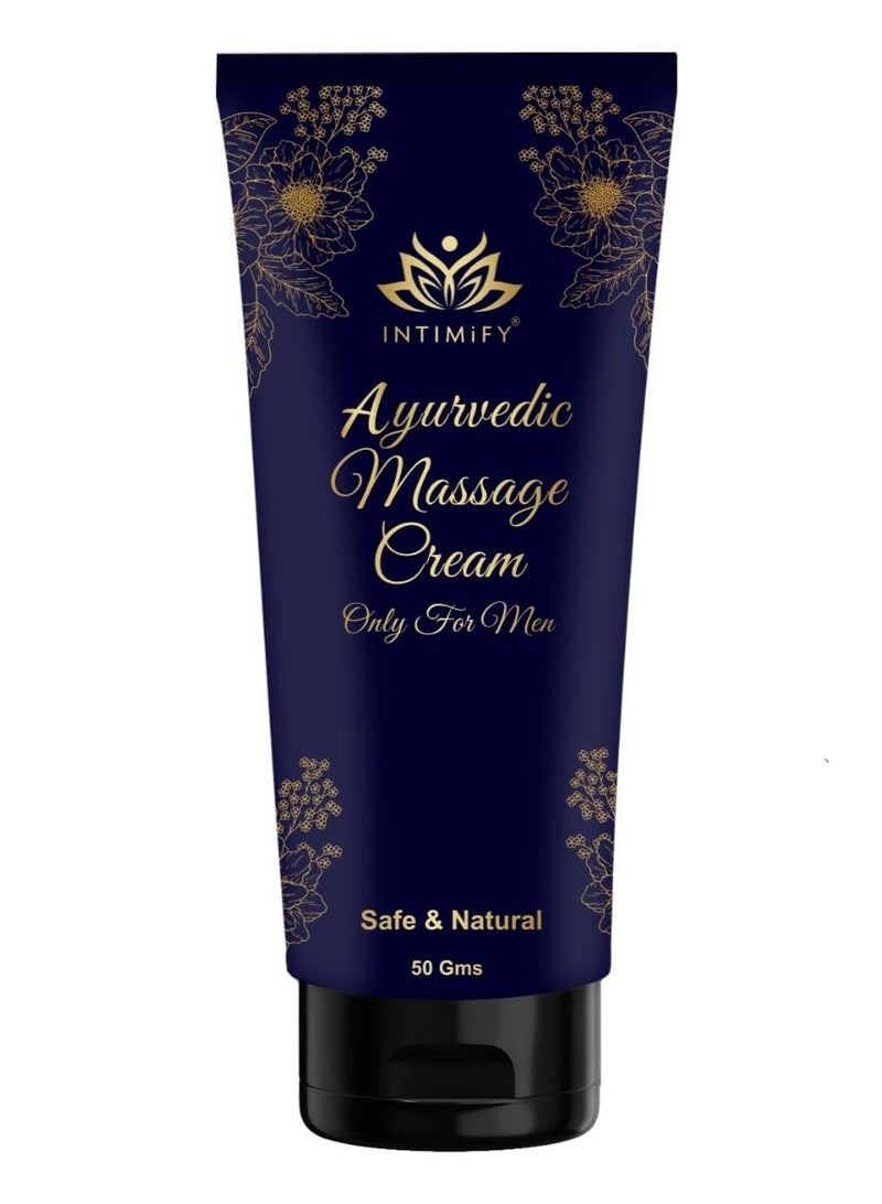 INTIMIFY كريم تدليك أيورفيدي للرجال من إنتيميفاي - 50 غرام - Image 1