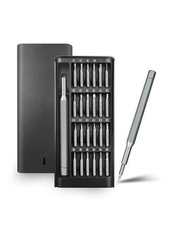 FAB Innovations FAB Innovations Mini Screwdriver Set Includes Multiple Replacement Heads For Electronics Household Maintenance For Ring Doorbell Eyeglass Repairs  - Image 1