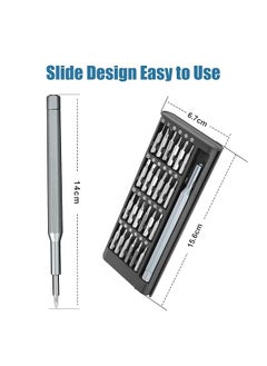 FAB Innovations FAB Innovations Mini Screwdriver Set Includes Multiple Replacement Heads For Electronics Household Maintenance For Ring Doorbell Eyeglass Repairs  - Image 3